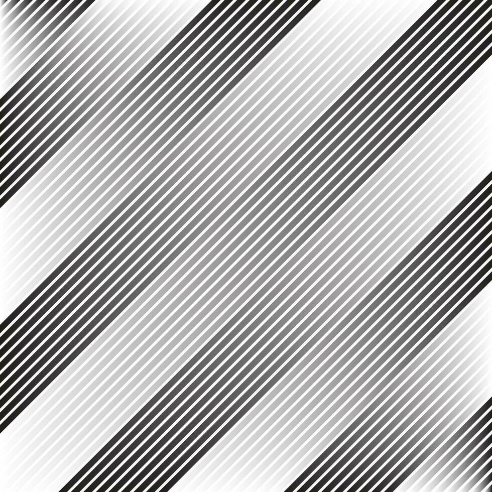 abstrait diagonale tout droit ligne noir blanc pente modèle. vecteur