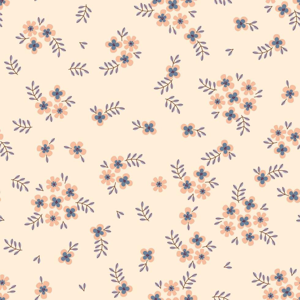 fond de motif de fleurs abstraites. illustration vectorielle. vecteur