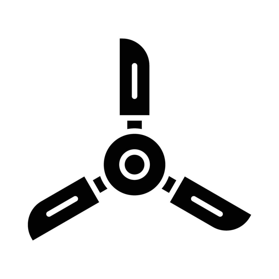 ventilateur vecteur glyphe icône pour personnel et commercial utiliser.