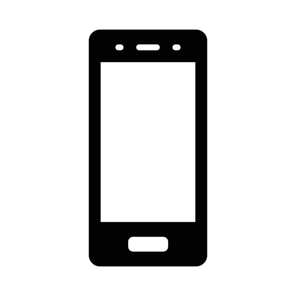 mobile vecteur glyphe icône pour personnel et commercial utiliser.