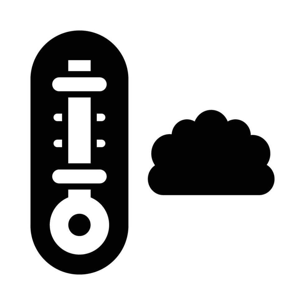 thermomètre vecteur glyphe icône pour personnel et commercial utiliser.