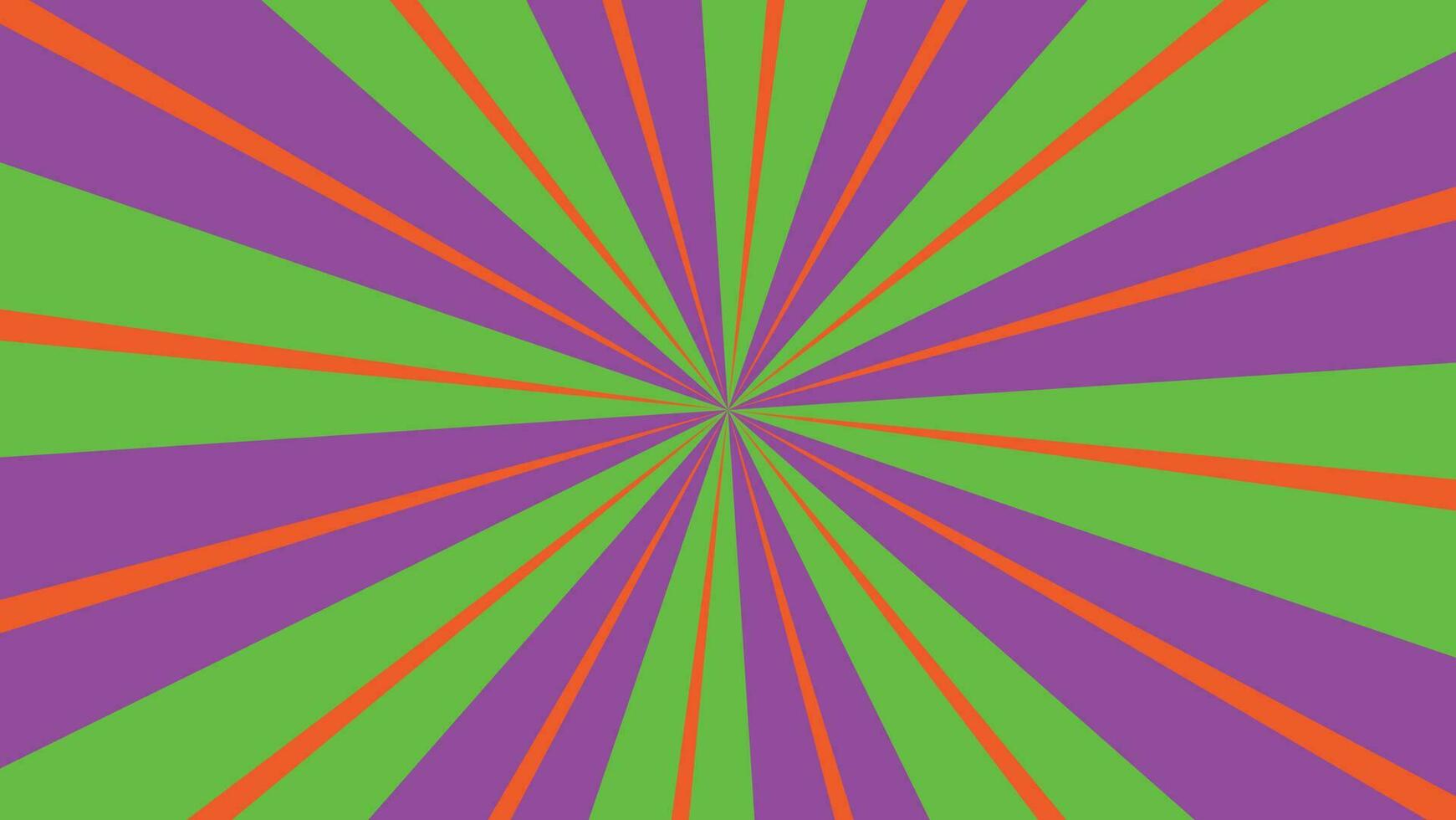 abstrait vert et violet sunburst modèle Contexte pour moderne graphique conception élément. brillant rayon dessin animé avec coloré pour site Internet bannière fond d'écran et affiche carte décoration vecteur