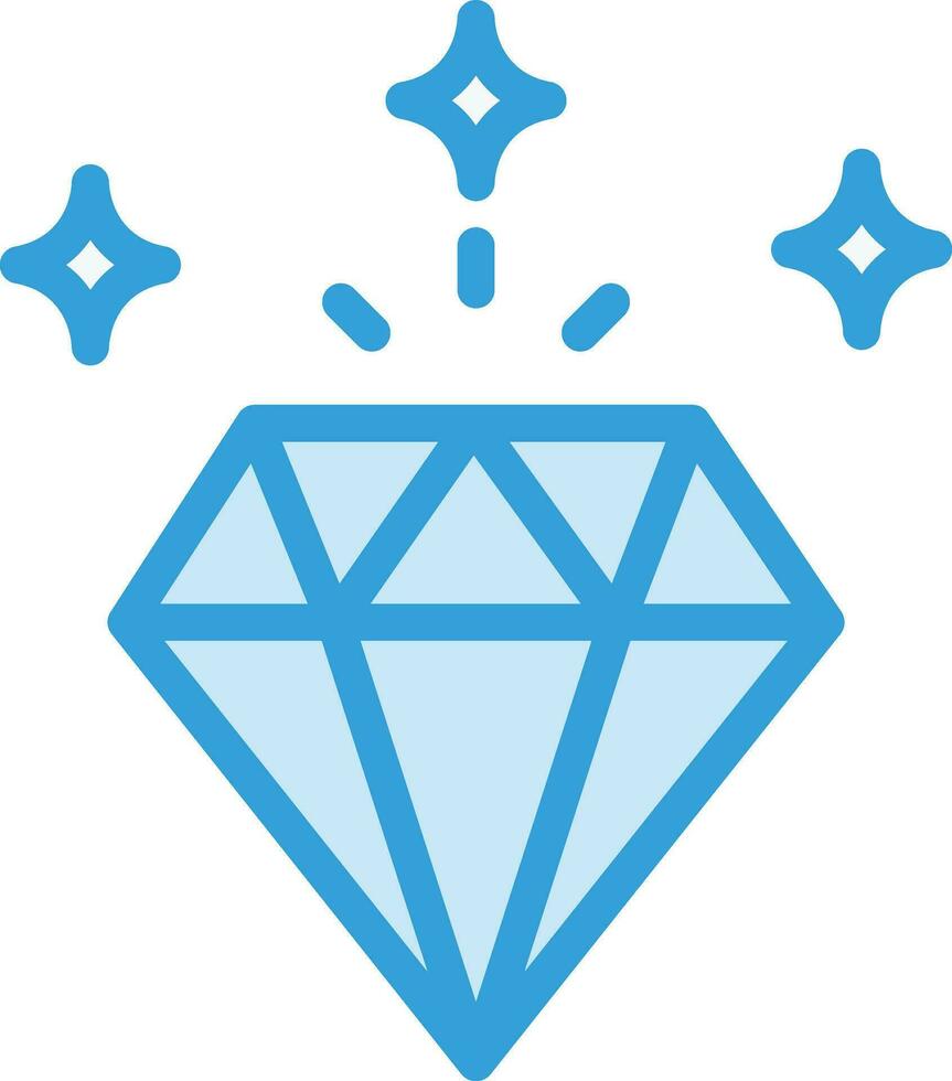 illustration de conception d'icône de vecteur de diamant
