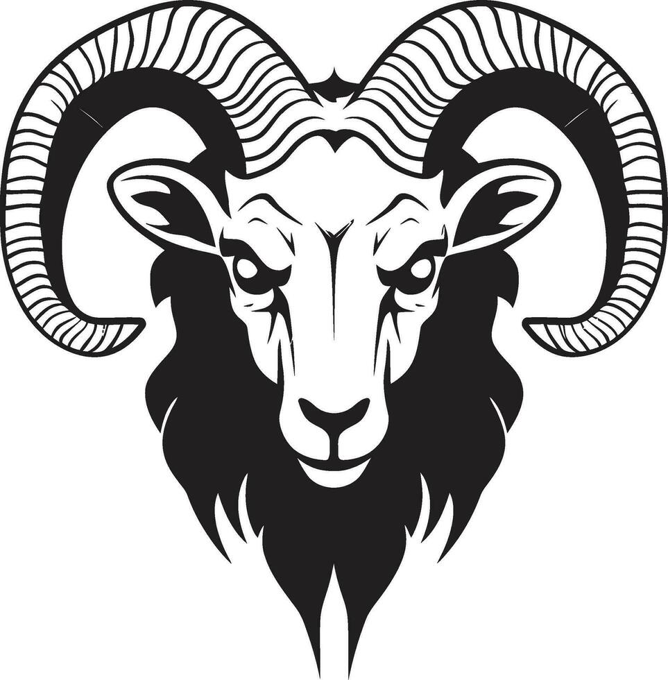 mouton silhouette logo onyx majesté noir mouton vecteur troupeau élégance