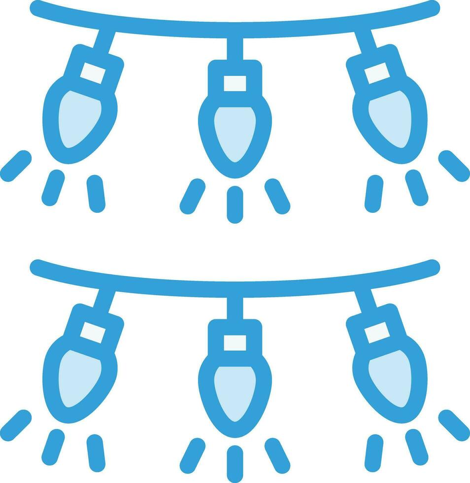 illustration de conception d'icône de vecteur de guirlande