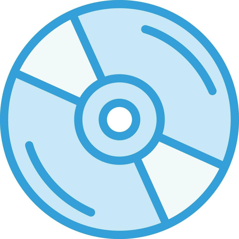 illustration de conception d'icône de vecteur de dvd