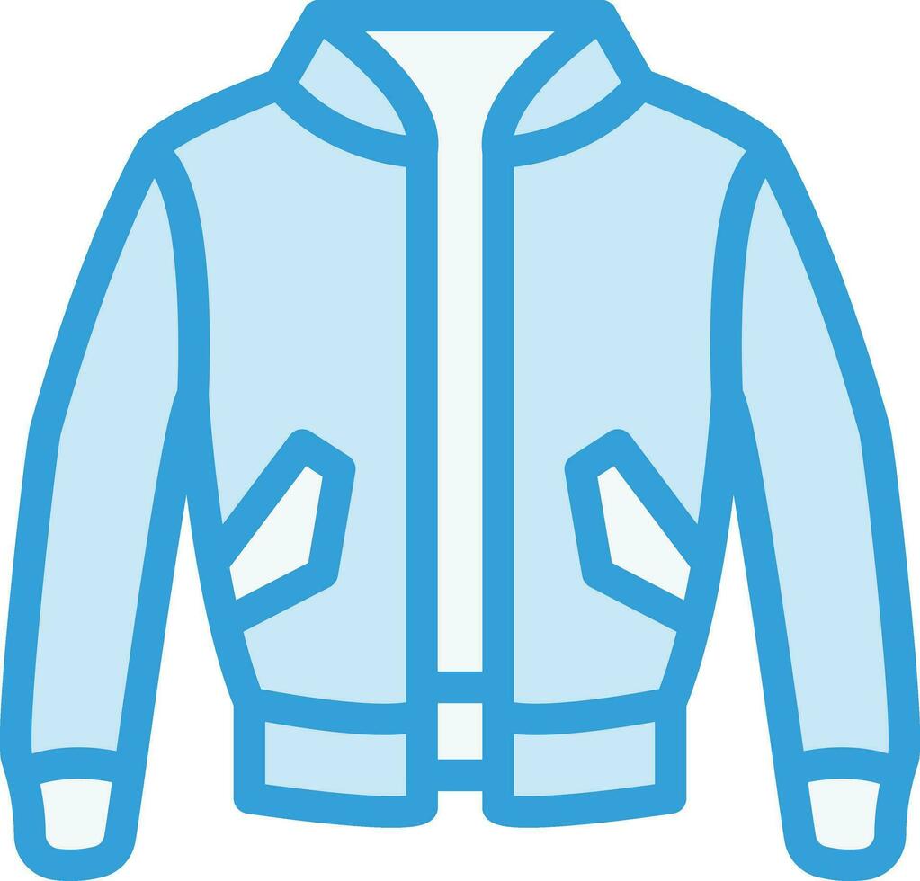 illustration de conception d'icône de vecteur de veste