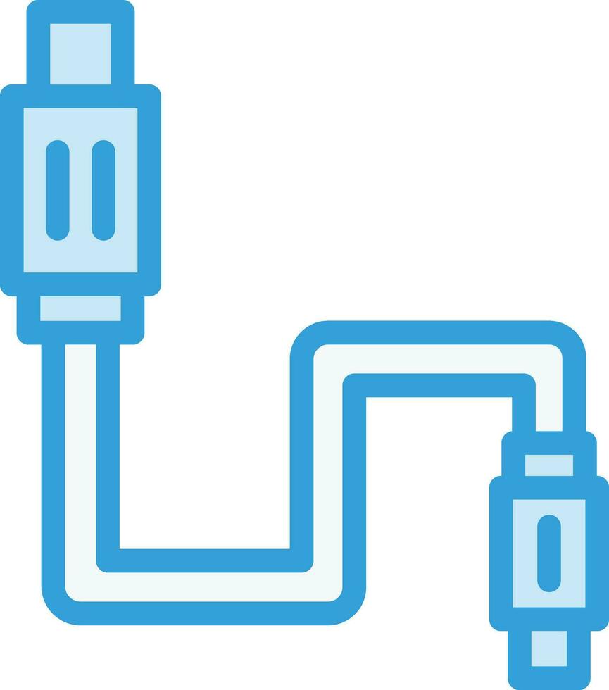 illustration de conception d'icône de vecteur de câble