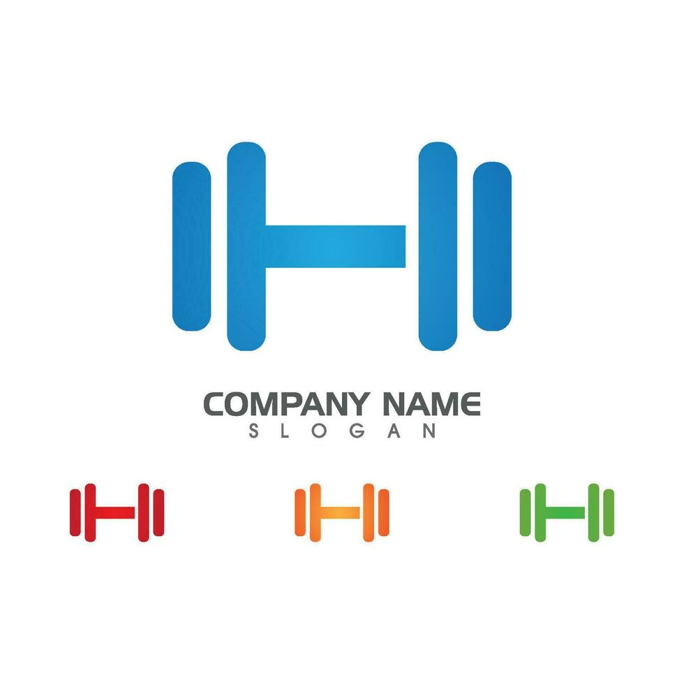 conception de logo de remise en forme vector illustrationicon