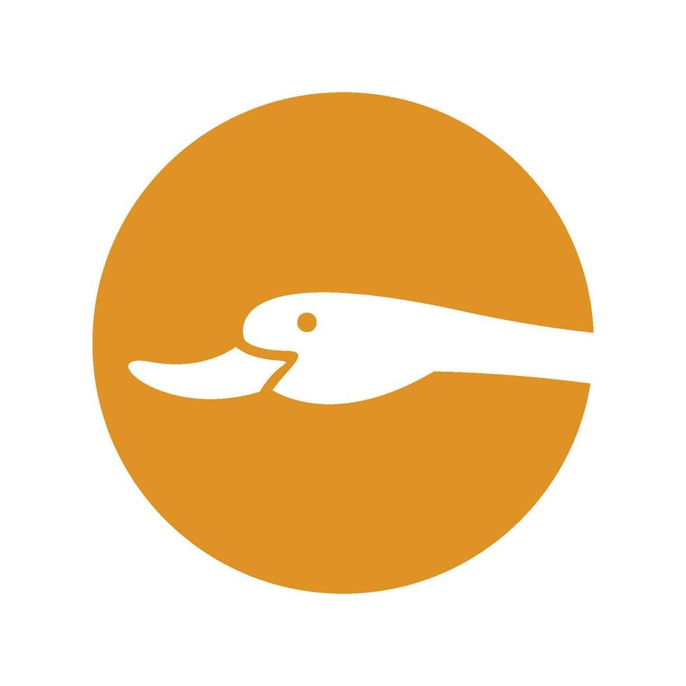goose conception logo concept vecteur