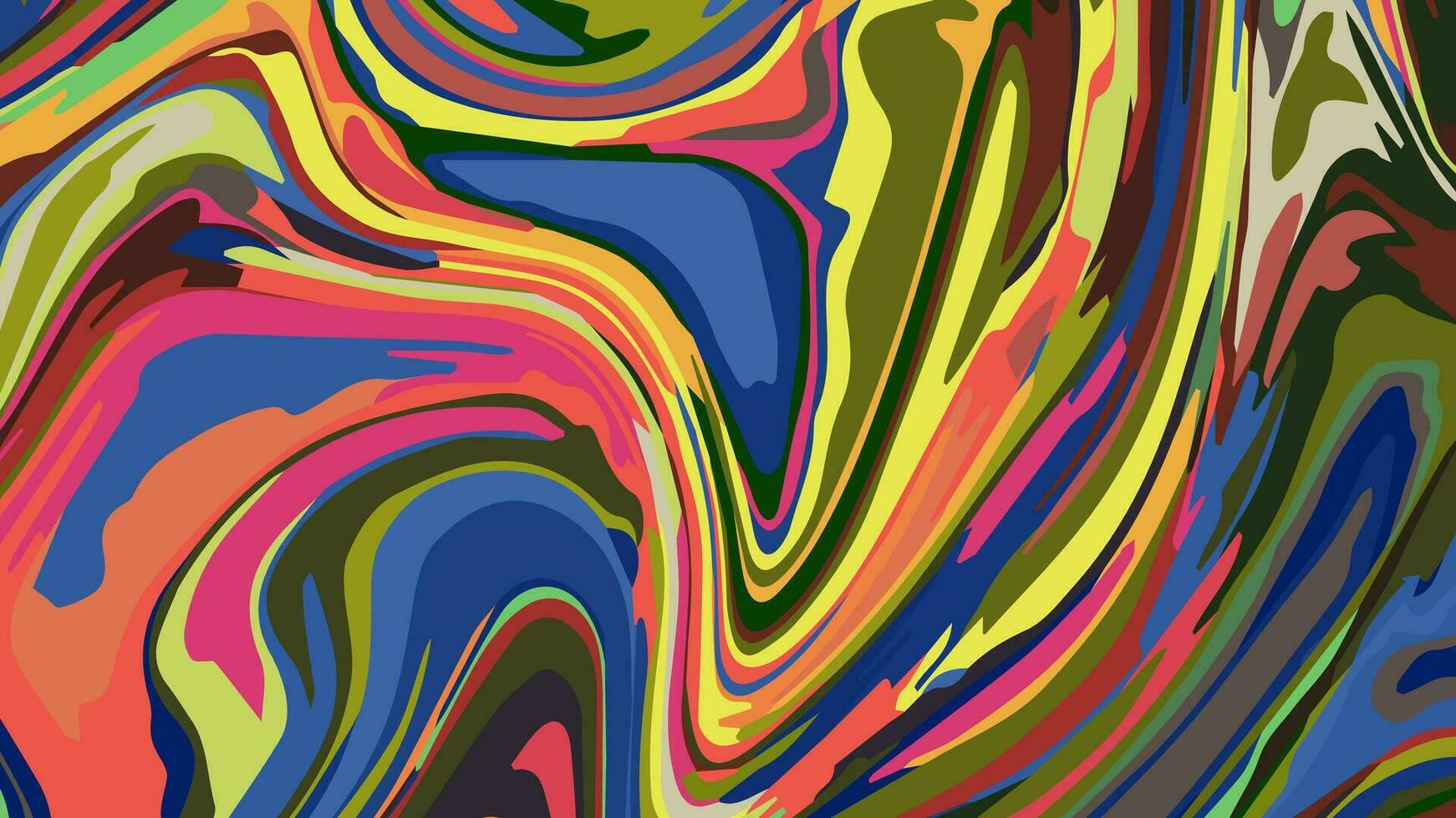 hallucination surréaliste effet vecteur Contexte illustration. trippant étourdi coloré modèle texture. abstrait marbre conception.