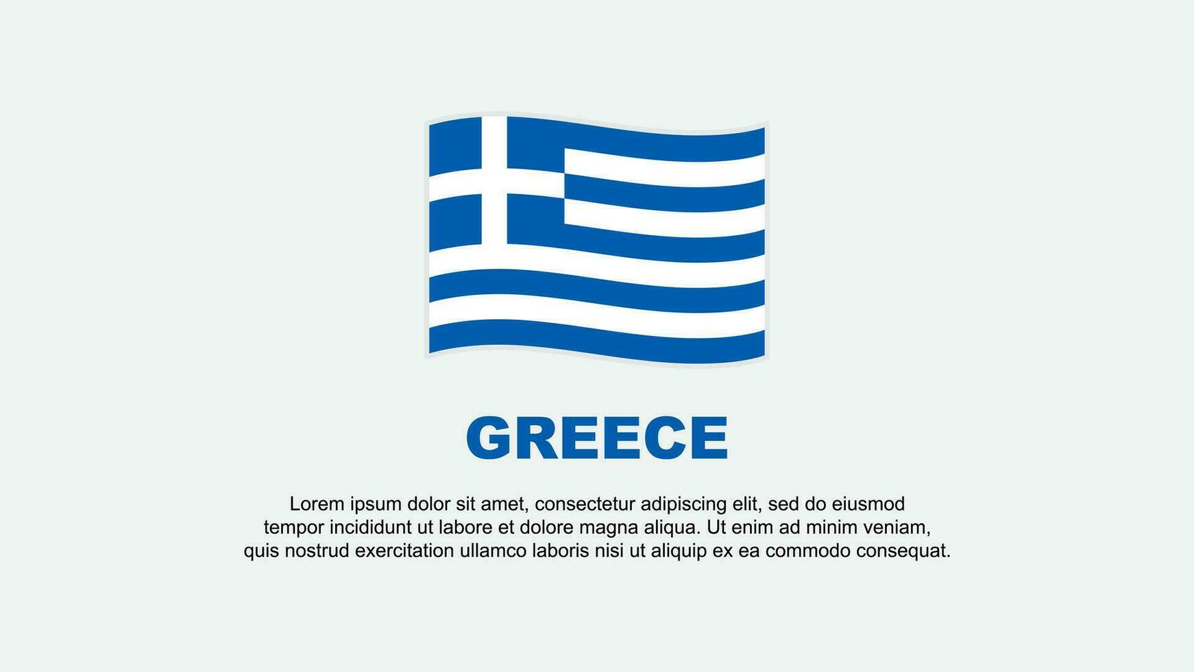 Grèce drapeau abstrait Contexte conception modèle. Grèce indépendance journée bannière social médias vecteur illustration. Grèce Contexte