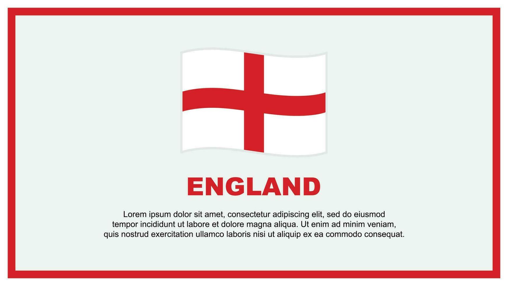 Angleterre drapeau abstrait Contexte conception modèle. Angleterre indépendance journée bannière social médias vecteur illustration. Angleterre bannière