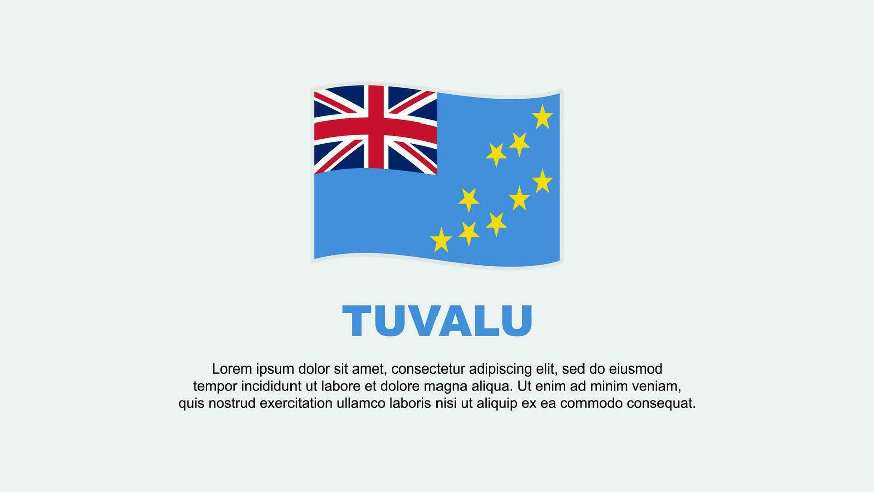 Tuvalu drapeau abstrait Contexte conception modèle. Tuvalu indépendance journée bannière social médias vecteur illustration. Tuvalu Contexte