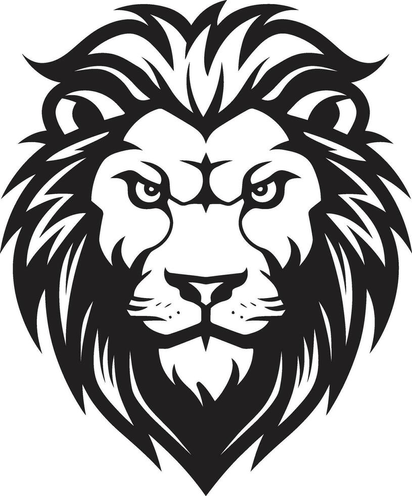 élégant Gardien noir vecteur Lion icône conception le Gardien de élégance royal règle noir Lion emblème excellence le règle de force
