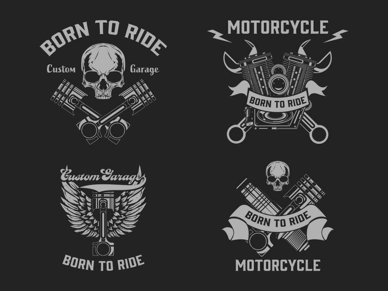 moto T-shirt conception, moto ancien graphique vecteur