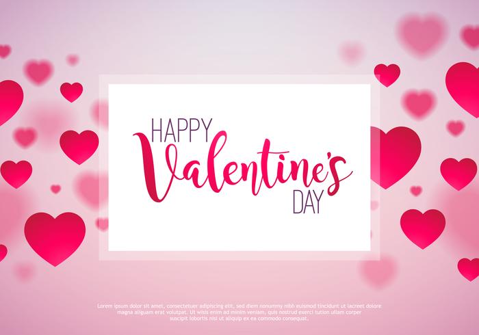 Happy Valentines Day Design vecteur