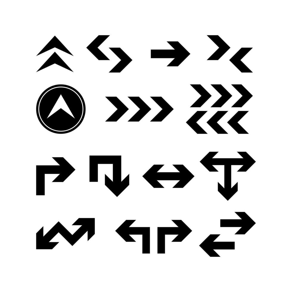 icône de flèche design moderne ou icône vers le haut ou icône suivante vecteur