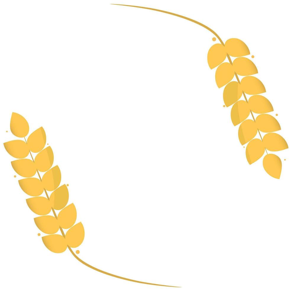 agriculture blé vecteur illustration conception modèle. éléments de blé grain, blé oreilles, la graine ou seigle, la prospérité symbole