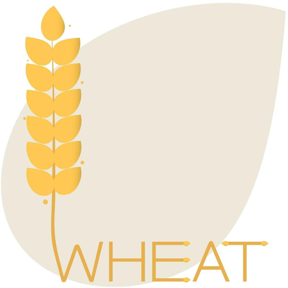 blé grain icône logo vecteur conception. Facile logo pour cultiver, Pâtisserie, boulangerie ou nourriture produit.