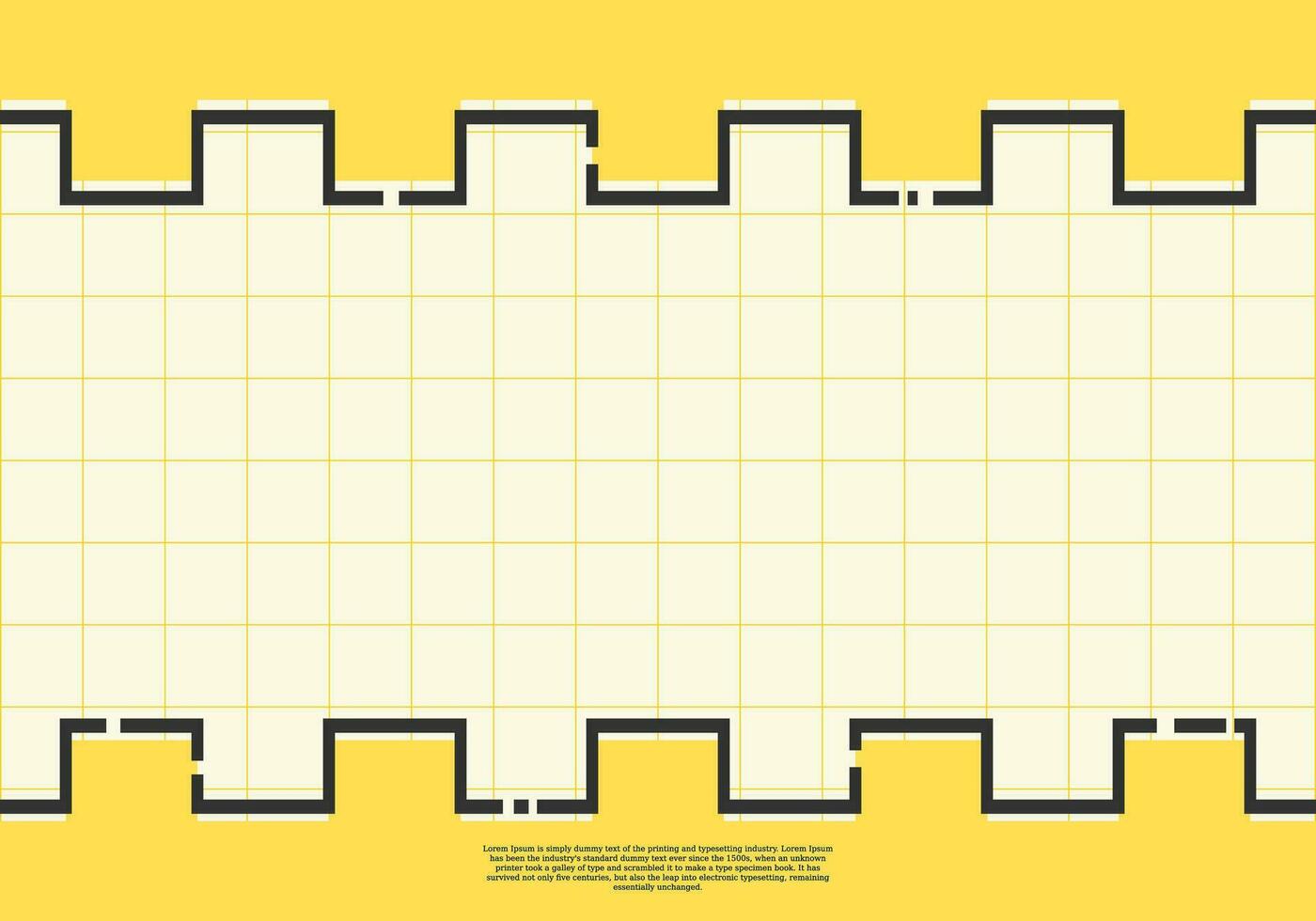 Jaune minimaliste lignes géométrique Contexte vecteur