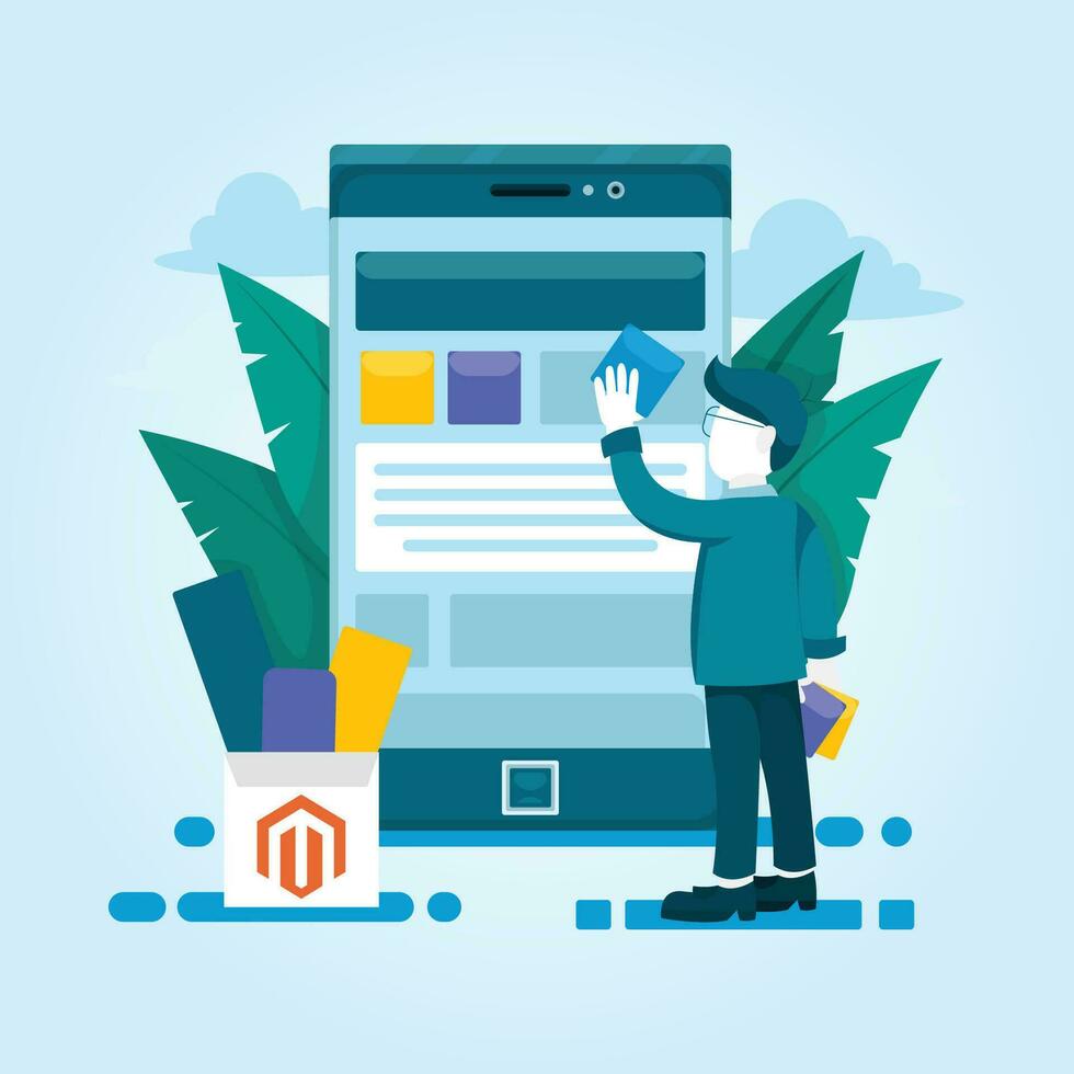 séparé thème pour mobile dans magento 2 - 1 vecteur