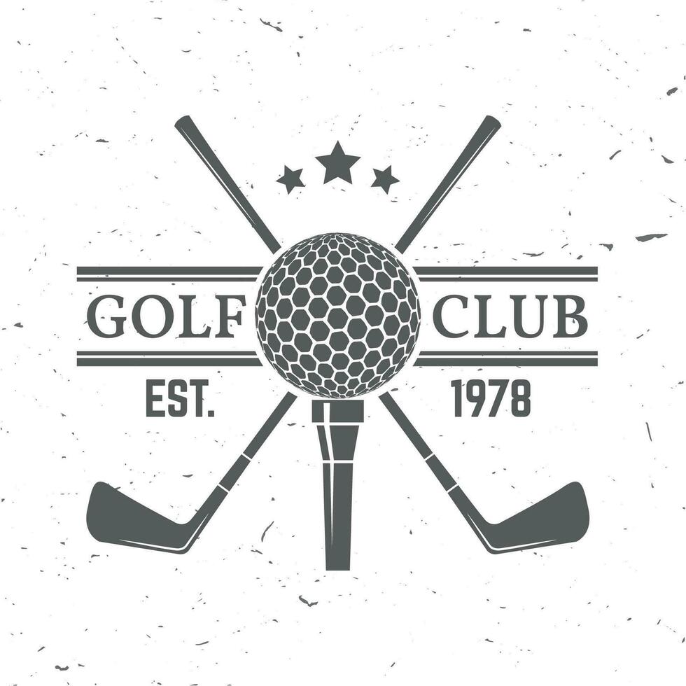 le golf club concept vecteur