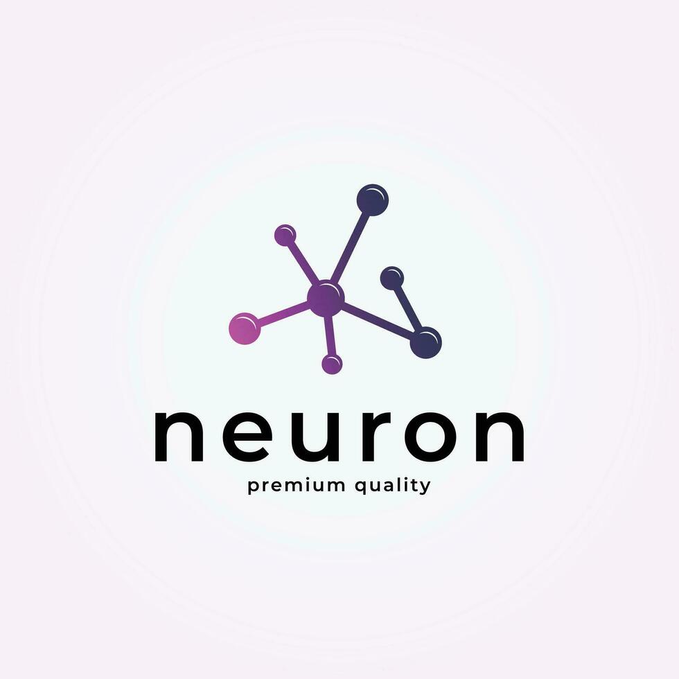 cerveau logo ou neurone nerf icône, algue vecteur Facile inspiration illustration conception modèle