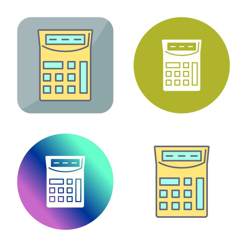 icône de vecteur de calculatrice