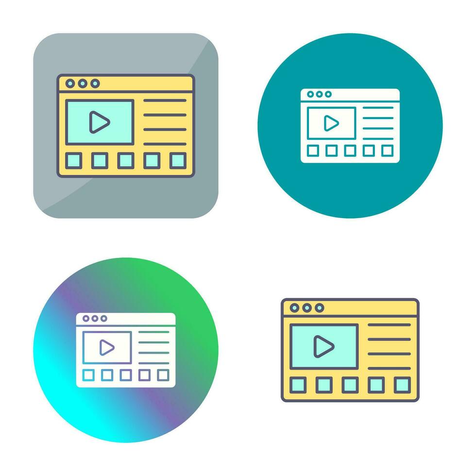 icône de vecteur de tutoriels en ligne