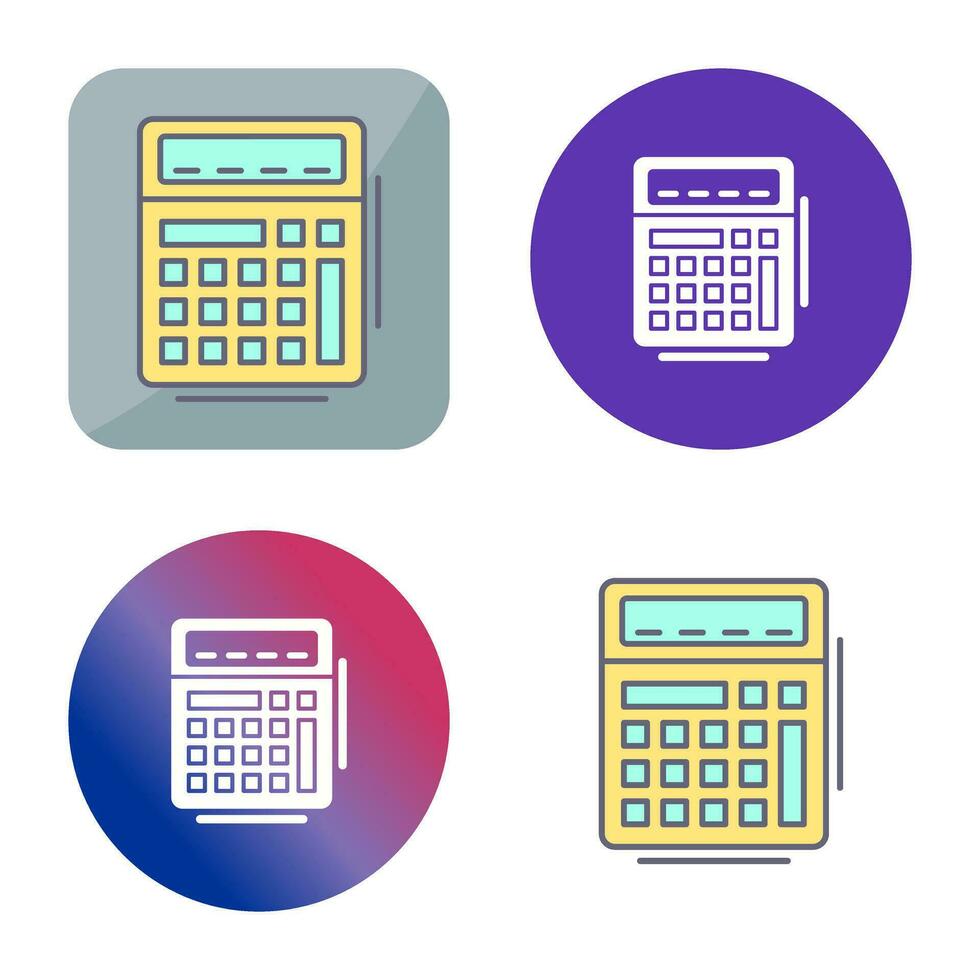 icône de vecteur de calculatrice