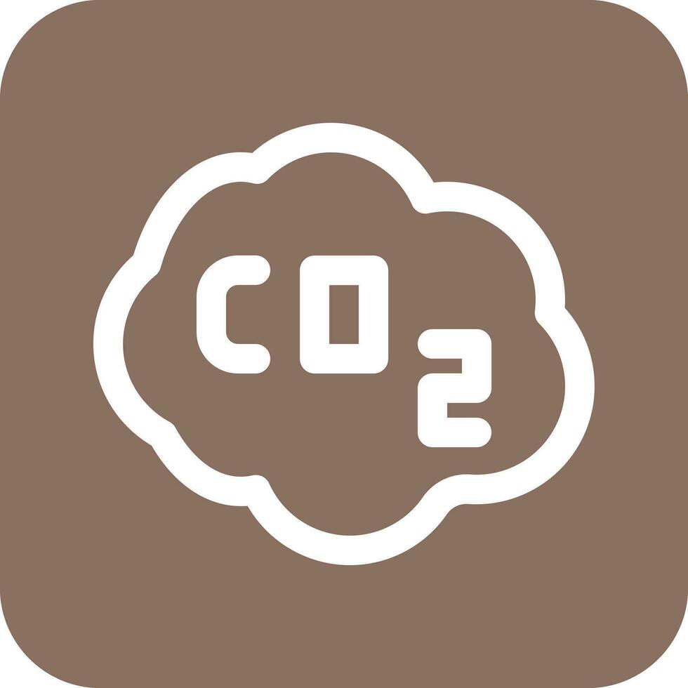 icône de vecteur de co2