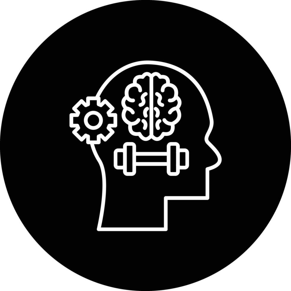 cerveau formation vecteur icône