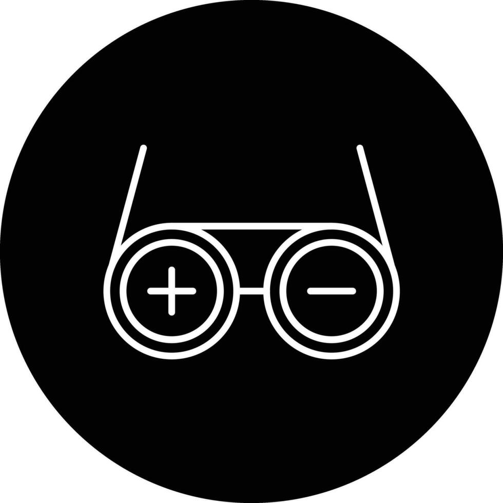 ordonnance des lunettes vecteur icône