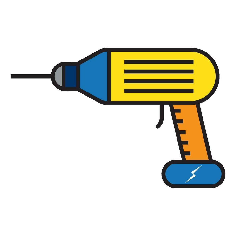 électrique percer icône vecteur