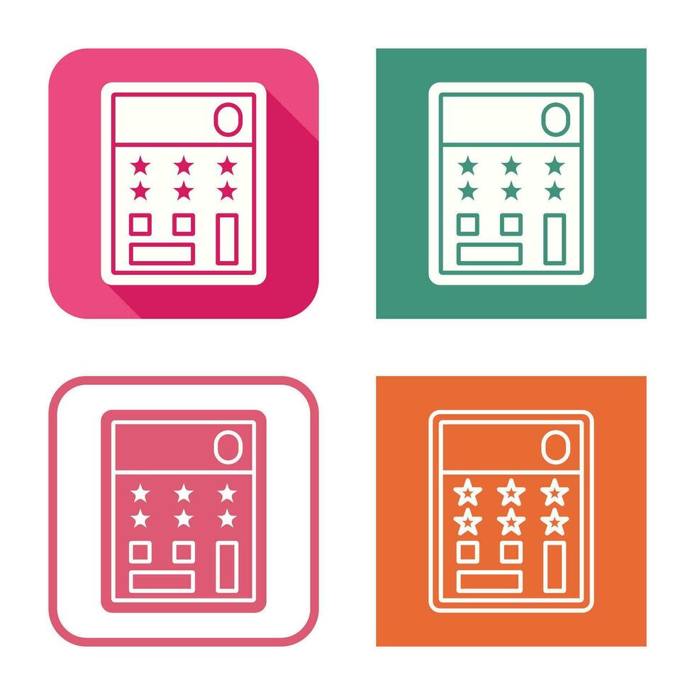 icône de vecteur de calculatrice