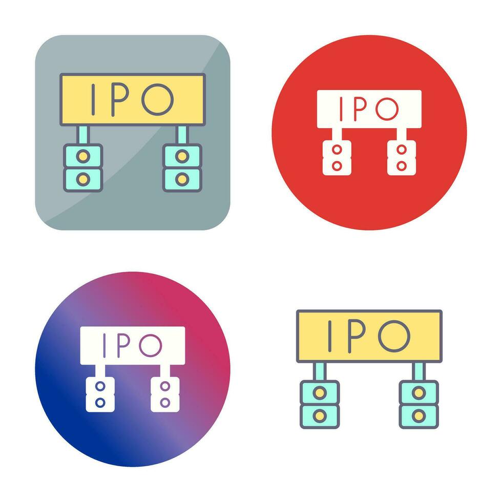 icône de vecteur d'ipo