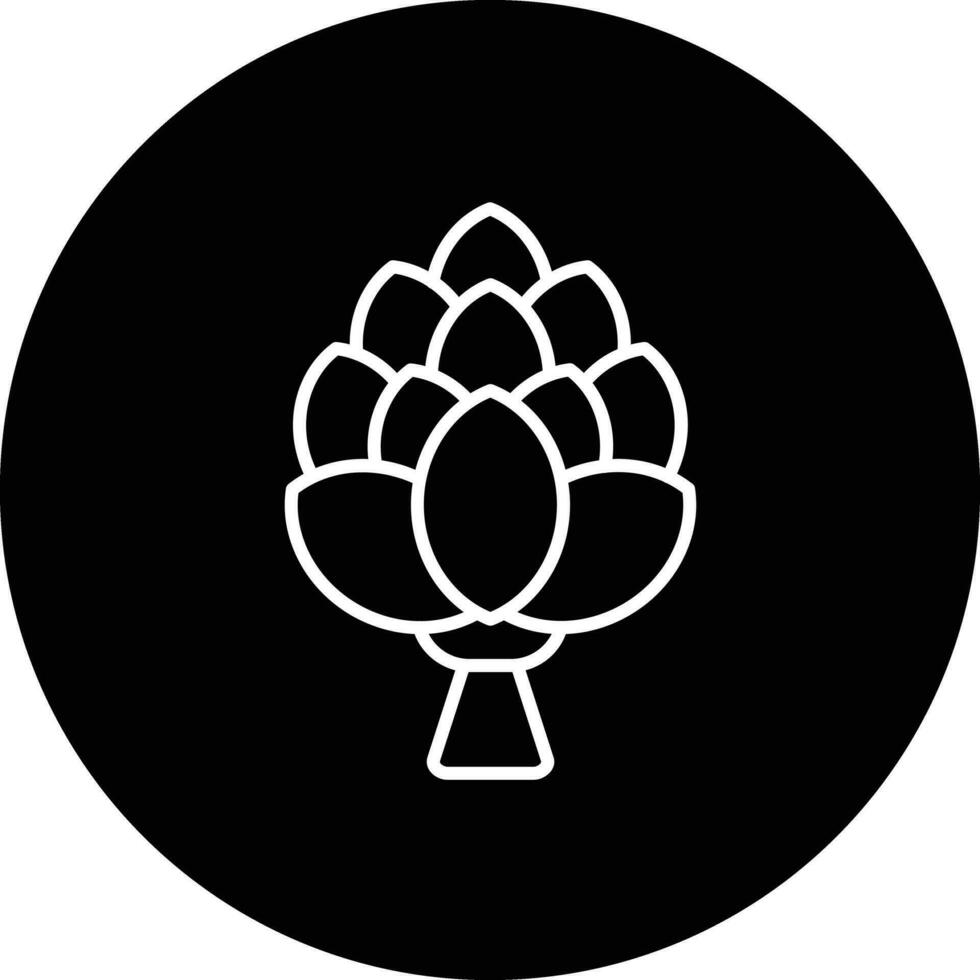 icône de vecteur d'artichaut