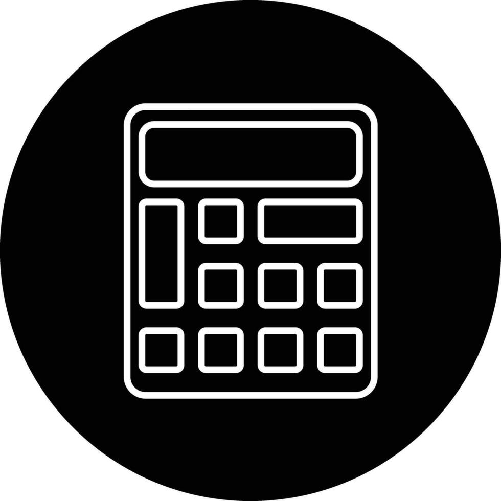 icône de vecteur de calculatrice