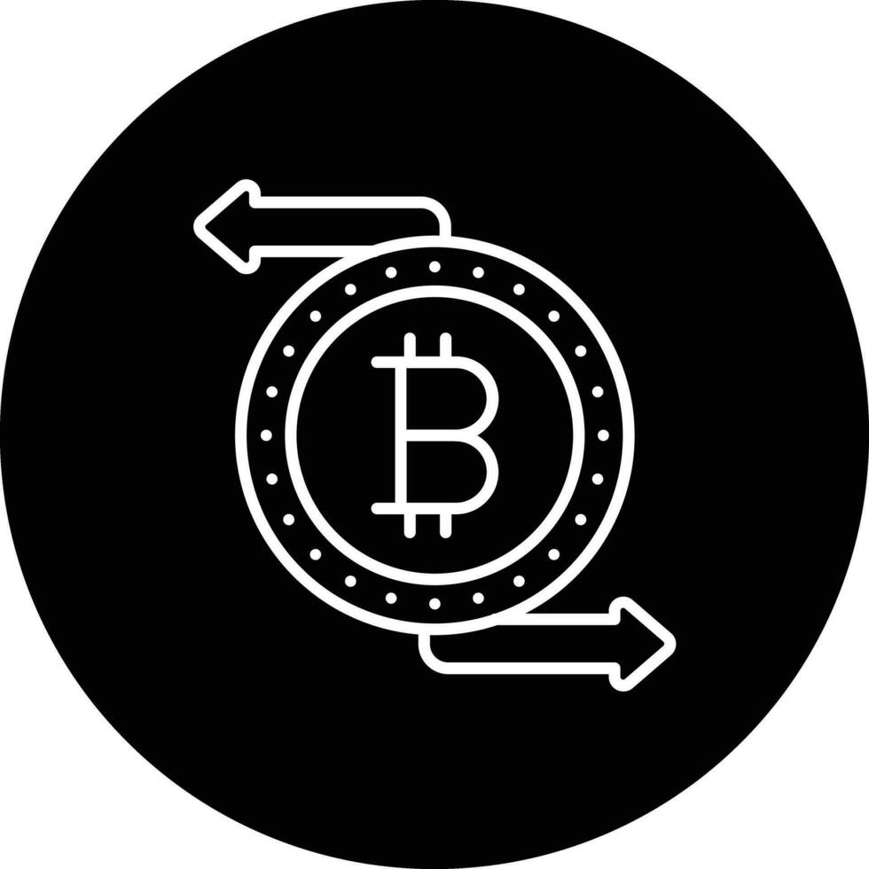 crypto échange vecteur icône