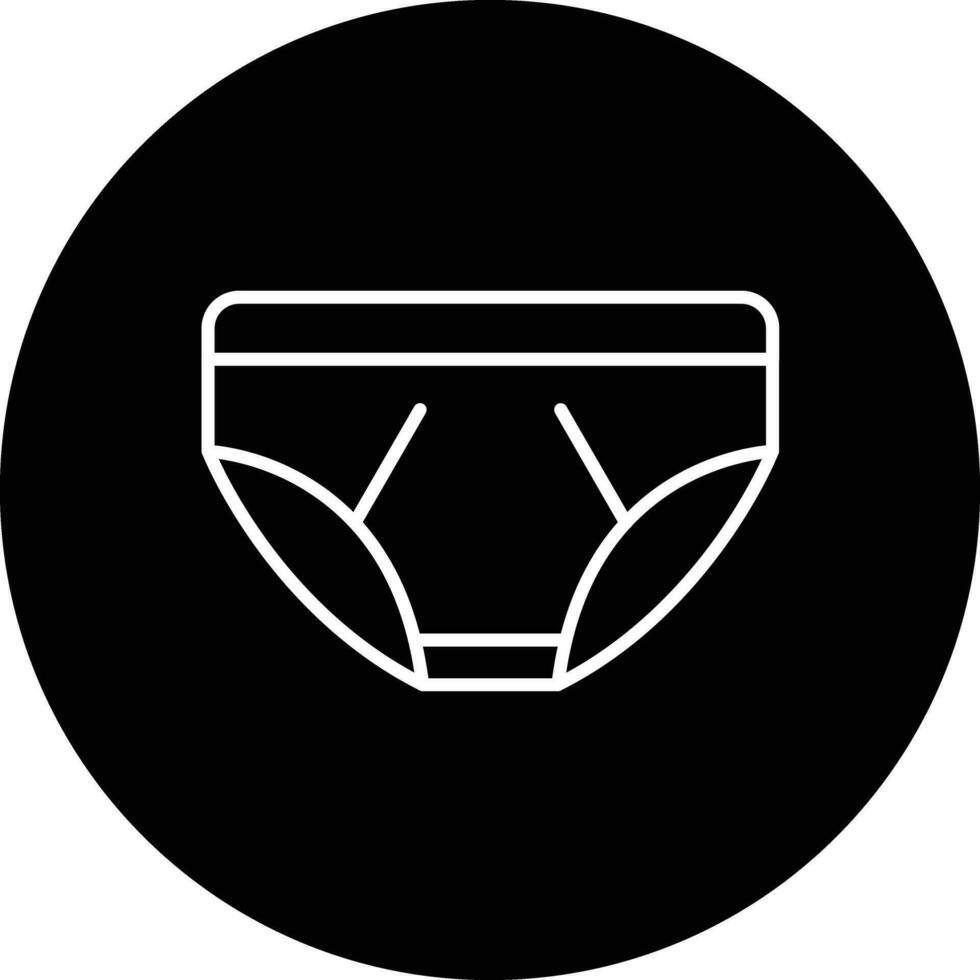 icône de vecteur de sous-vêtements