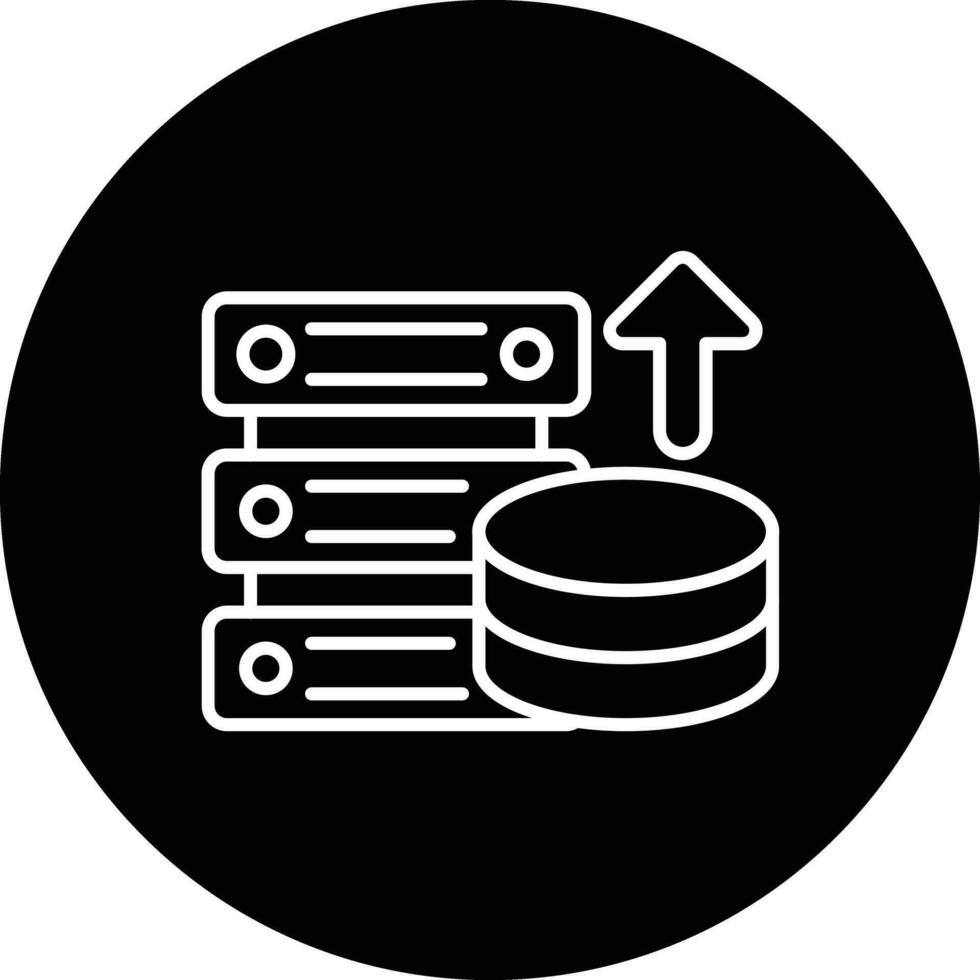 icône de vecteur de stockage de données
