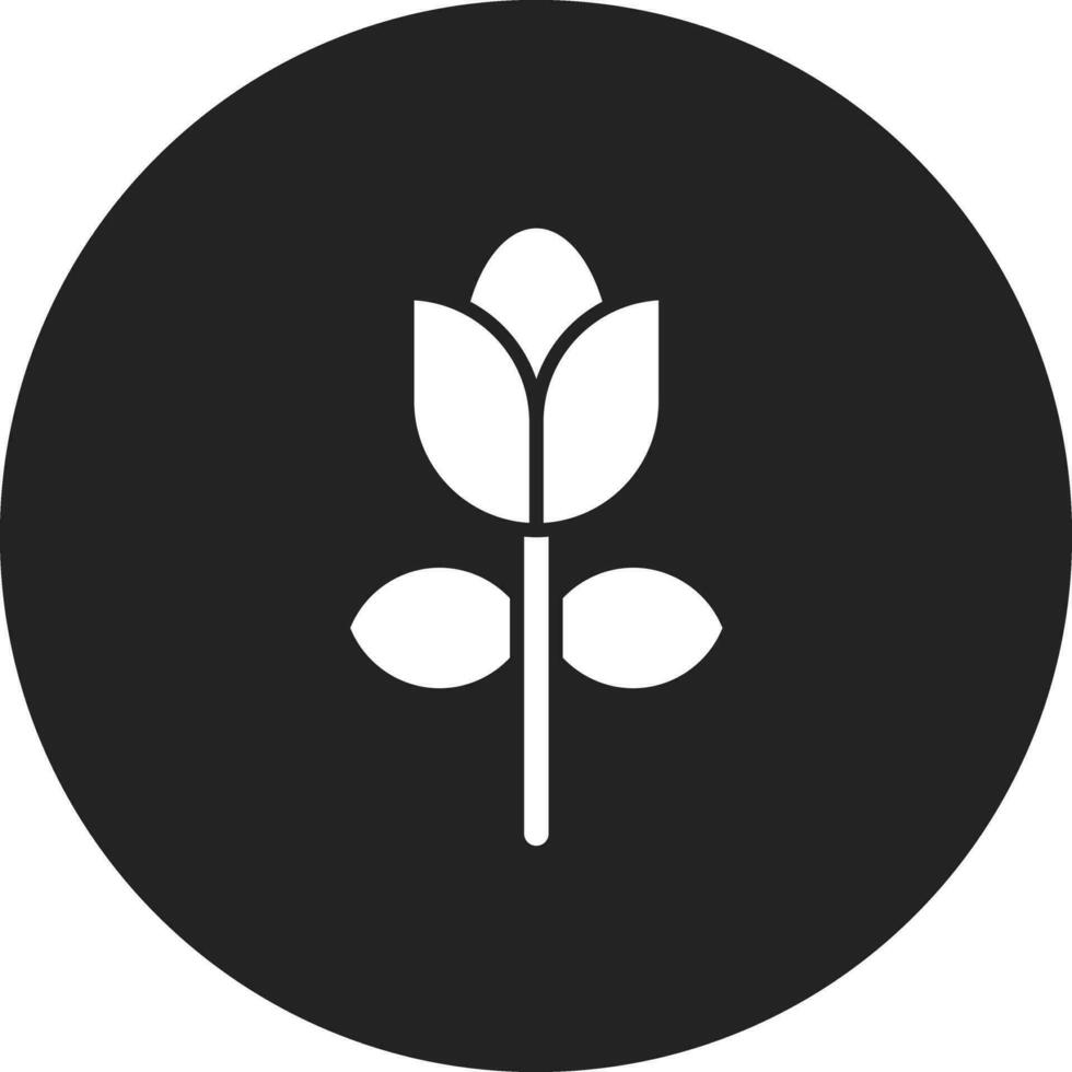 icône de vecteur de tulipe