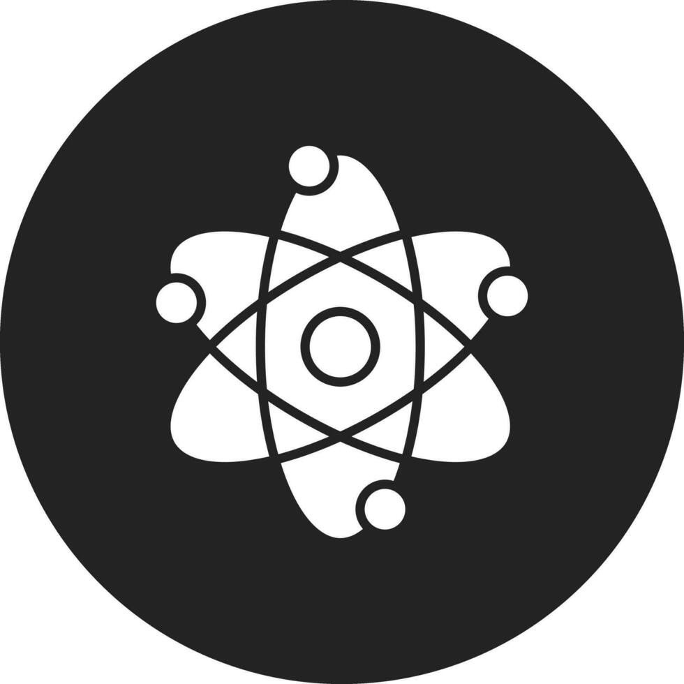 icône de vecteur d'atomes