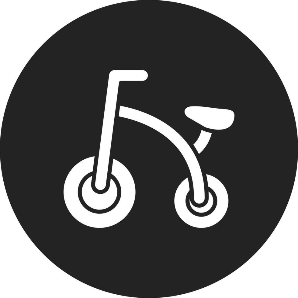 bicyclette jouet vecteur icône