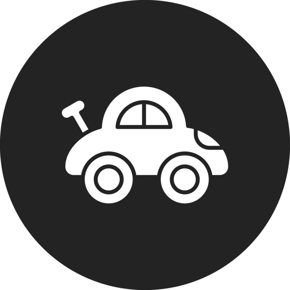 icône de vecteur de jouet de voiture