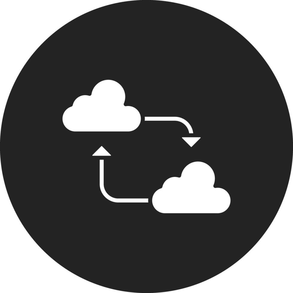 icône de vecteur de synchronisation de données