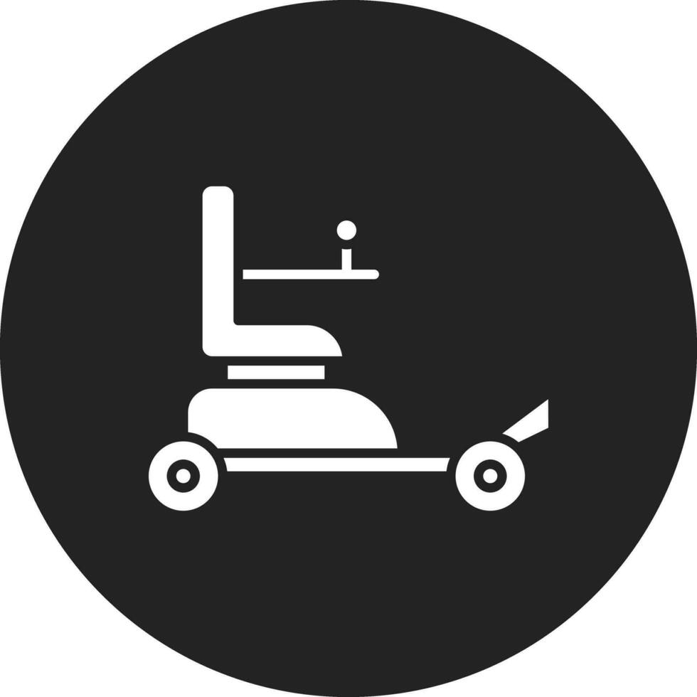 automatique fauteuil roulant vecteur icône