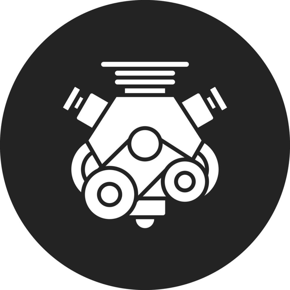 icône de vecteur de moteur de voiture