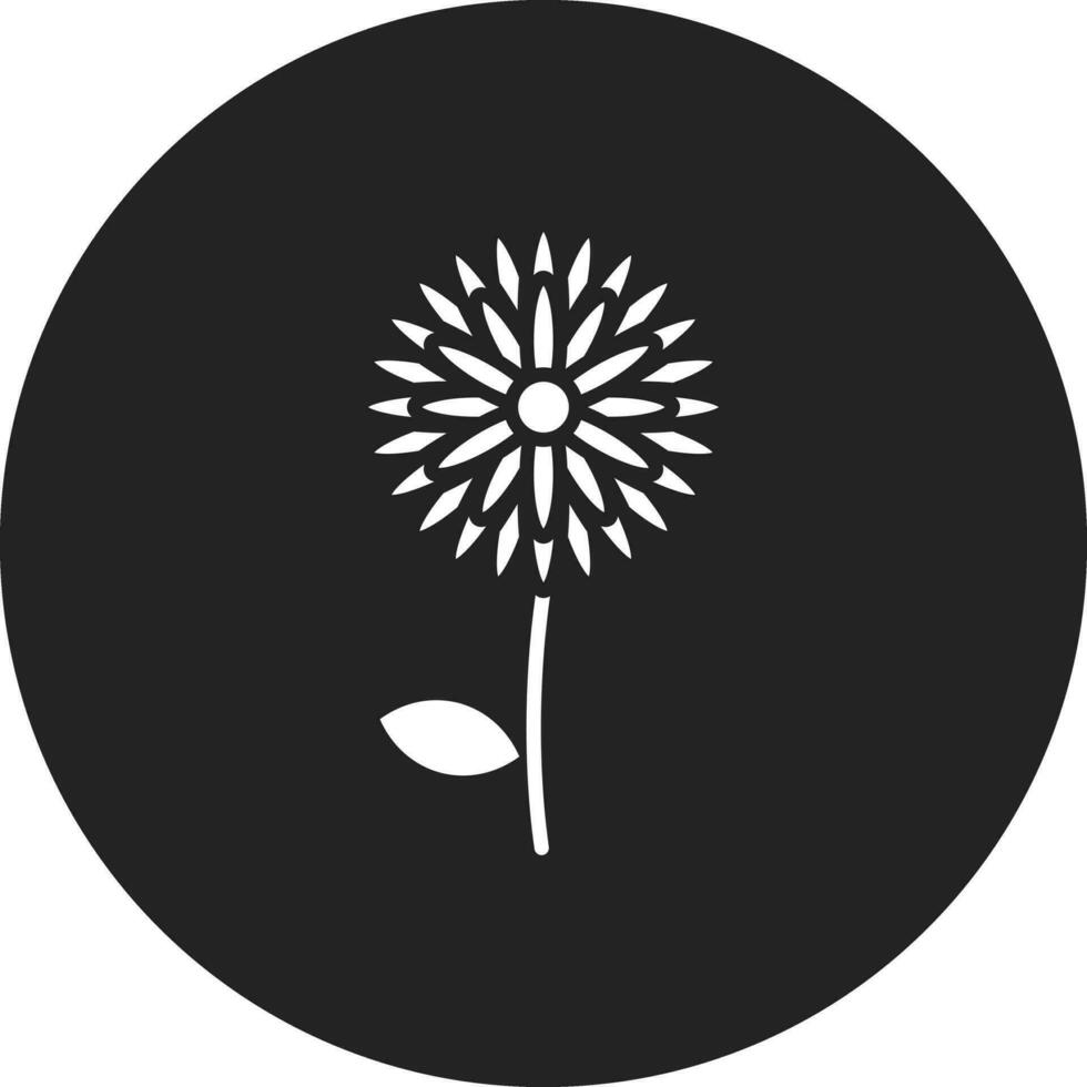 chrysanthème vecteur icône